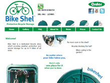 Tablet Screenshot of bikeshel.com